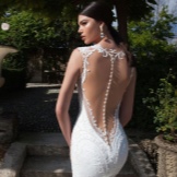 Wedding dress with open back from Berta Bridal