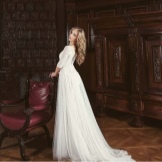 Chiffon Closed Wedding Dress
