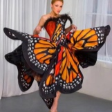 Evening butterfly dress