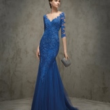 Evening dress from Pronovias blue