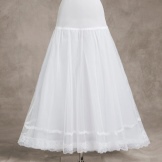 Petticoat without rings wedding a-silhouette