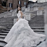 Wedding dress from alessandro angelozzi with train