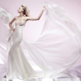 Wedding dress from Chiarade straight with a train