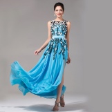 Evening dress from China from silk