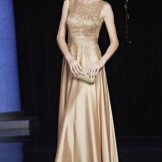 Golden evening dress from China