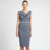 Sheath dress with neckline