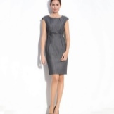 Gray dress with m strap