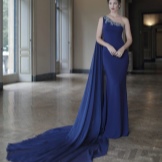 Dress with train by Tariq Ediz