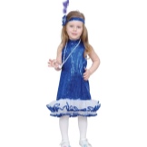 New Year's dress for the girl in Chicago style