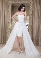 Wedding dress sheath with skirt