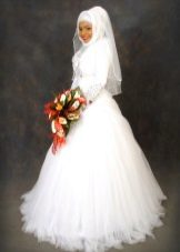 Wedding dress magnificent Moslem