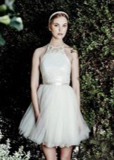 Short wedding dress