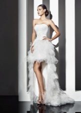 Wedding dress from Amour Bridal with a train
