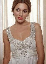 Empire wedding dress sprig