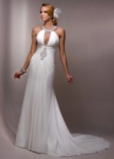 Modern empire wedding dress