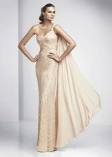 Evening dress beige by pronovias