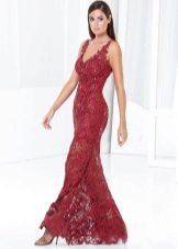 Evening dress from Terani Couture cherry