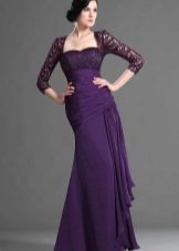 Dark Purple Evening Dress