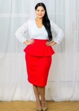 Evening dress for full