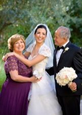 Mother of the bride in a dress