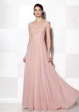 Pastel dress for the groom's mother
