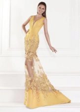Evening yellow dress fish