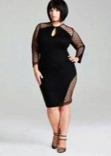 Evening dress full black case with inserts
