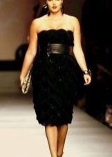 Evening dress full black case