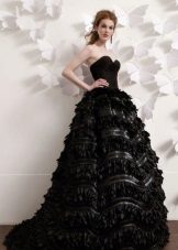 Black wedding dress