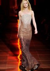 Beige evening dress from Armani