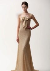 Evening dresses from Naeem Khan beige