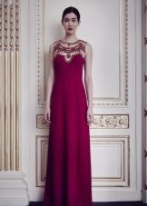 Evening dress from Jenny Packham crimson