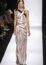 evening expensive dress with an unusual cut