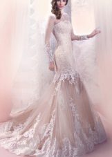 Lace Mermaid Wedding Dress by Gabbiano