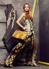 Roberto Cavalli leopard evening dress