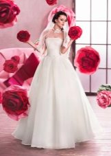 Wedding dress with a magnificent corset