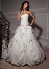 low waist wedding dress