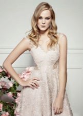 Short evening lace summer dress