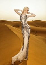 Summer evening dress mermaid with lace