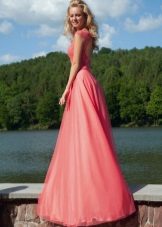 Evening dress from Oksana fly with an open back