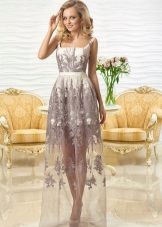Evening dress from Oksana fly with lace