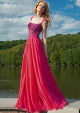 Evening dress from Oksana Mukha red