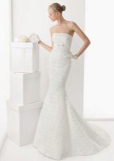 Textured Fabric Wedding Dress by Rose Clara 2013