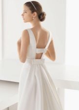 Wedding dress with an open back by Rosa Klara