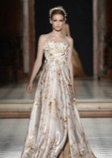 Evening dress on prom color