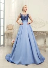 Wedding dress blue by Naviblue