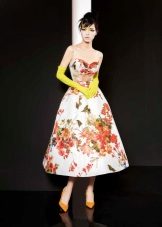 Evening dress midi color