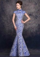 Mermaid Brocade Gown