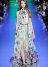 Evening dress with American armhole