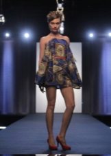 Evening dress from an umbrella color